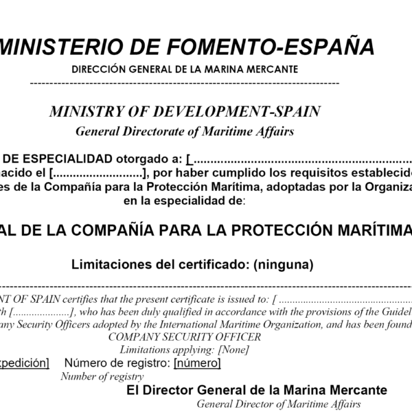 Actualització de Títols i Certificats Marítims